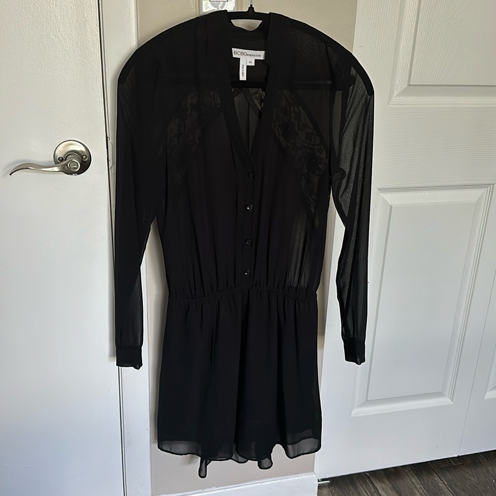 BCBGENERATION BLACK MINI DRESS